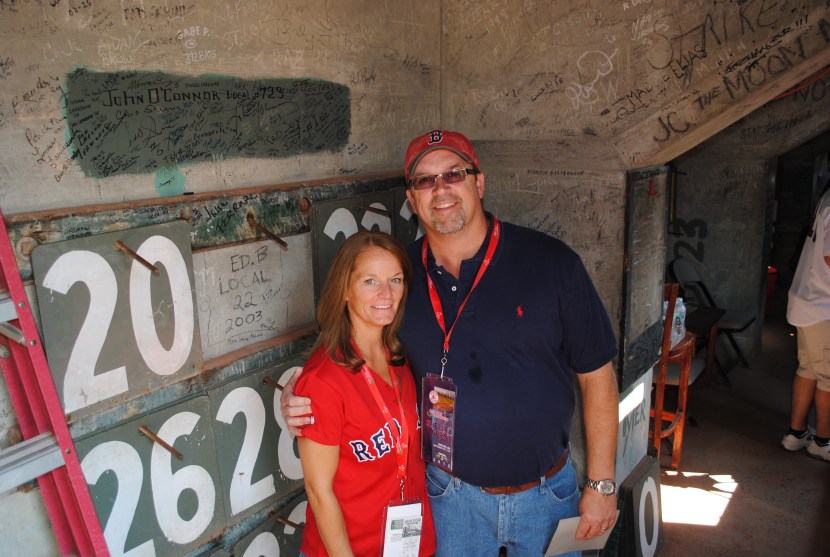 Inside the Green Monster!